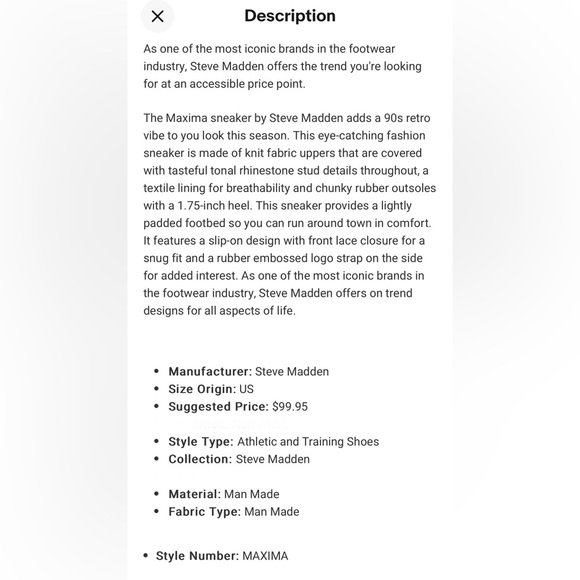 Steve Madden Maxima Sneaker - Picture 2 of 13